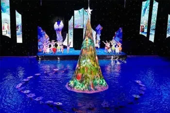 Новогоднее шоу на воде Марии Киселевой